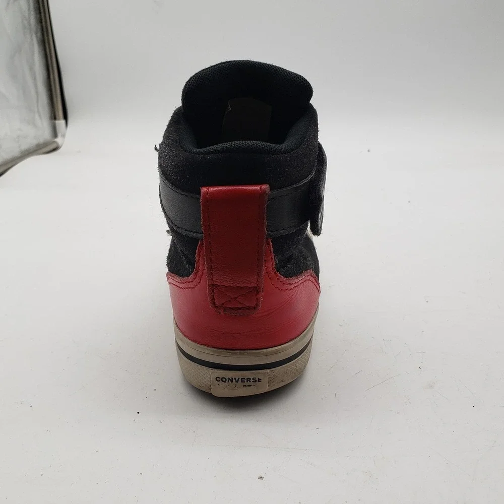 Converse All Star Shoes Kids Size 4 Multicolor High Top Strap Lace Up Sneakers